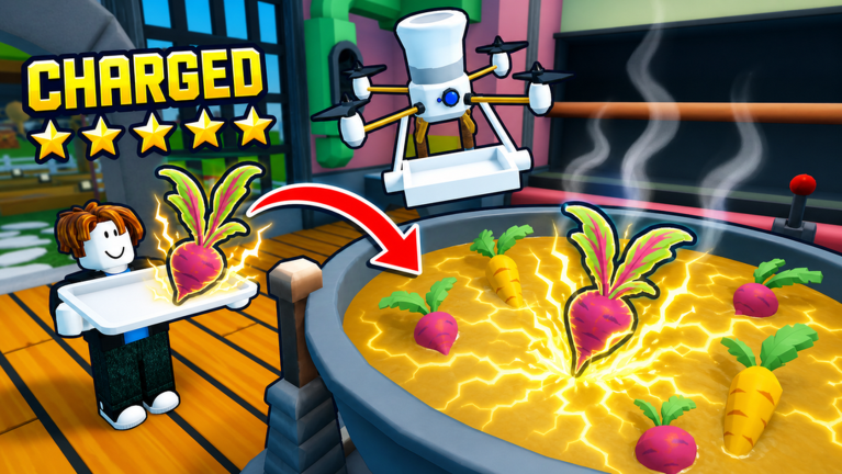 Official Automate a Restaurant Roblox game scene